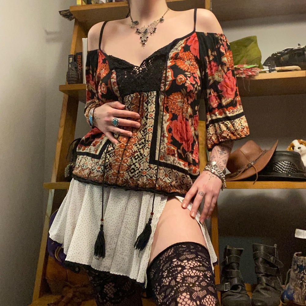 Fairy Goth Angie Crochet Blouse